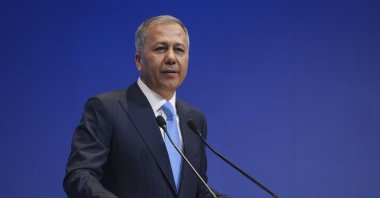 Interior Minister Ali Yerlikaya is speaking during a workshop organized by the Presidency&#039;s Directorate of Communications on “Synthetic Media and Information Security,” Ankara, Türkiye, May 7, 2025 (AA Photo)