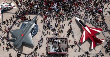 The world&#039;s largest aviation, space and technology festival, Teknofest, continues with activities at the old Ercan Airport, Lefkoşa (Nicosia), TRNC, May 1, 2025. (AA Photo)