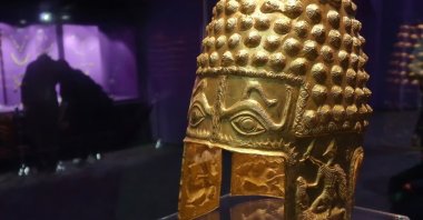 The Romanian golden helmet was stolen from a small museum in the Netherlands. (Shutterstock Photo)