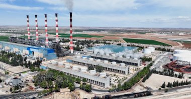 A drone view shows the power plant in Aleppo, Syria, April 15, 2025. (Reuters Photo)