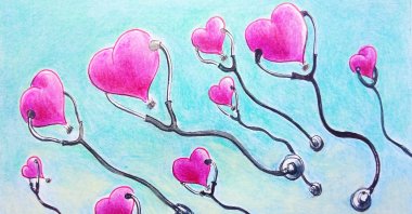 &quot;Türkiye and Taiwan, though geographically distant, share a vision for what 21st-century health care can and should be: patient-centered, digitally enabled, equitable and internationally cooperative.&quot; (Illustration by Erhan Yalvaç)