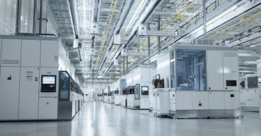 An advanced semiconductor production facility is seen in this stock photo. (Shutterstock Photo)