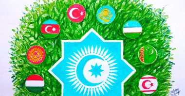 "The security dimension of Ankara’s foreign policy toward the Turkic republics of Central Asia resembles the historical &#039;Turan tactic.&#039;" (Illustration by Erhan Yalvaç)