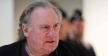 French actor Gerard Depardieu arrives for his trial in which he is charged with sexually assaulting two women during a film shoot in 2021, at Paris criminal court, Paris, France, March 25, 2025. (AFP Photo)