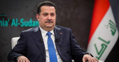 Iraqi Prime Minister Mohammed S. Al Sudani attends an event organized by Anadolu Agency, Ankara, Türkiye, May 8, 2025. (AA Photo)