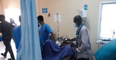 Doctors and nurses treat injured youth at the Somali Sudanese Hospital, Mogadishu, Somalia, May 18, 2025. (AFP Photo)