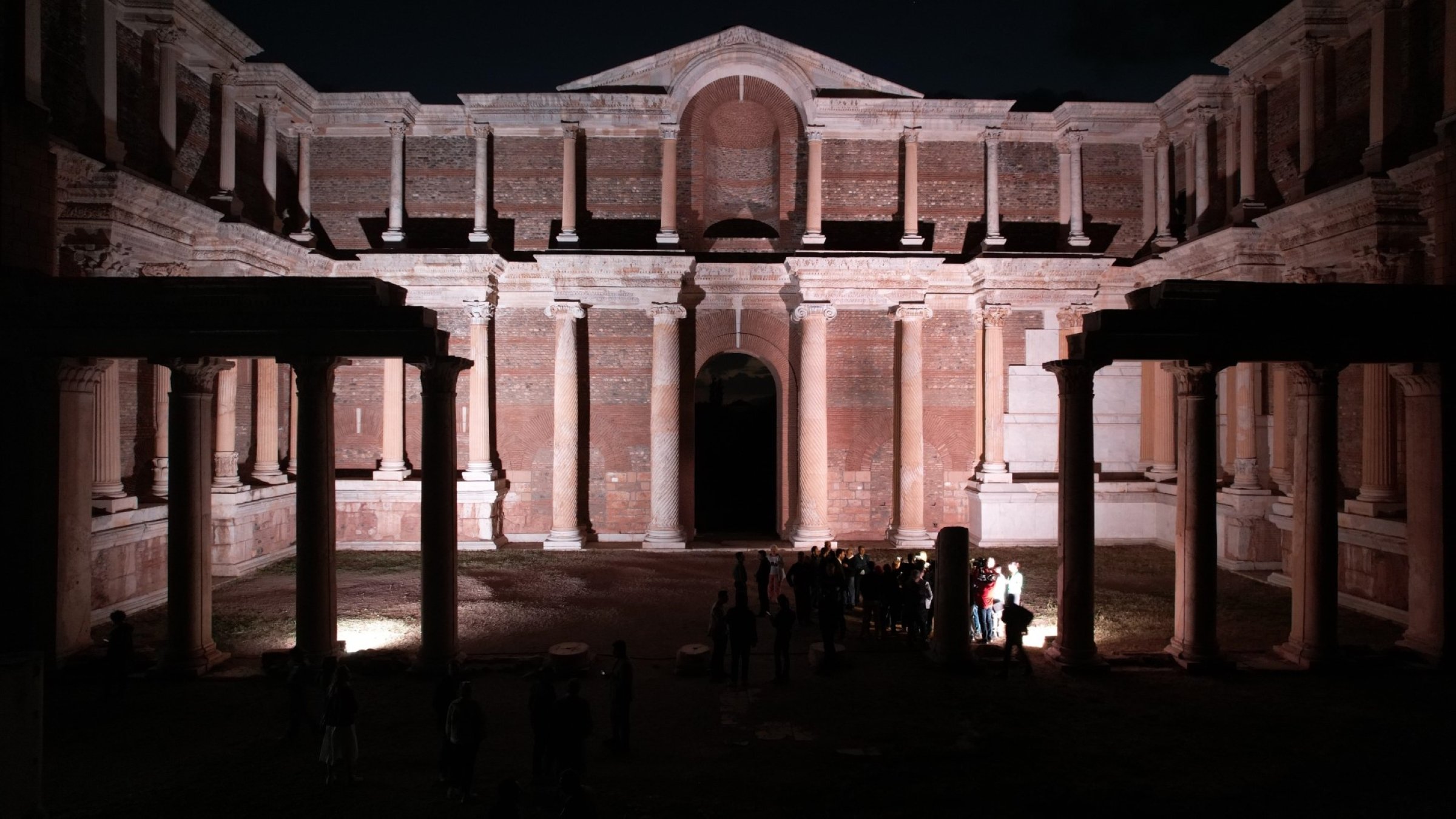 The ancient city of Sardis, widely recognized as the birthplace of coinage in the seventh century B.C., is set to offer a new nighttime museum experience. (DHA Photo)