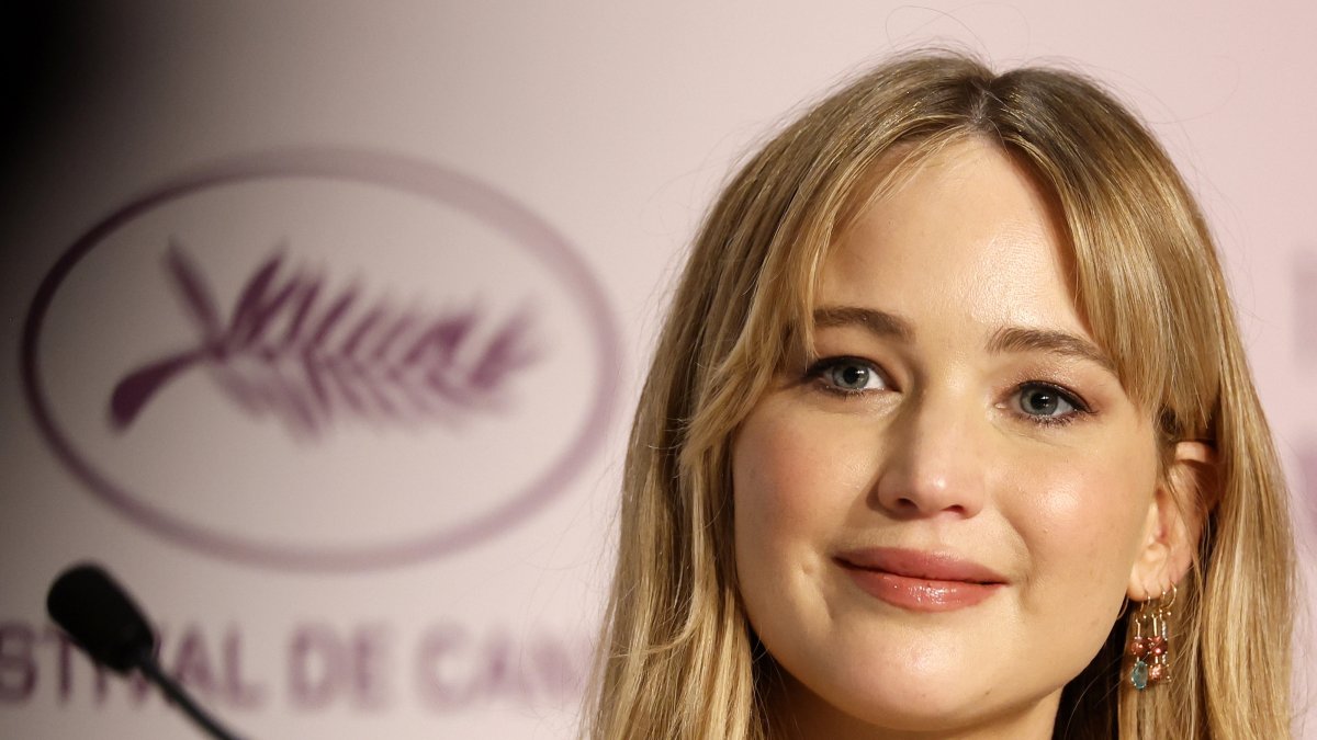 Jennifer Lawrence attends the press conference for "Die My Love" during the 78th annual Cannes Film Festival, Cannes, France, 18 May 2025. (EPA Photo)