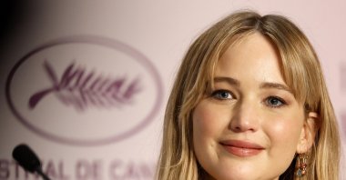 Jennifer Lawrence attends the press conference for "Die My Love" during the 78th annual Cannes Film Festival, Cannes, France, 18 May 2025. (EPA Photo)