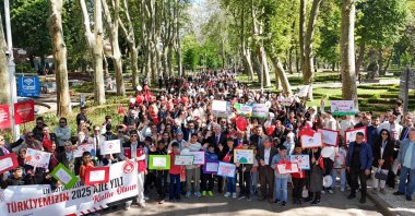People attend the Family Day Parade in Ankara, Türkiye, May 15, 2025. (DHA Photo)