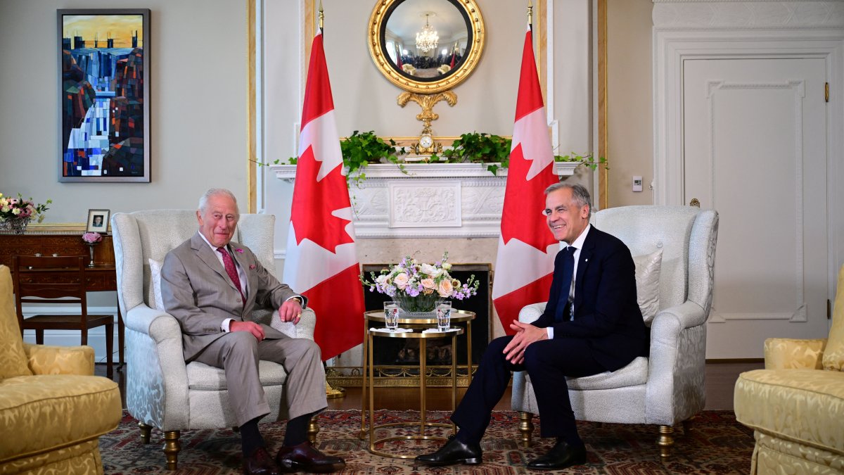 Britain's King Charles III meets with Prime Minister of Canada Mark Carney in Ottawa, Ontario, Canada, May 26, 2025. (Reuters Photo)
