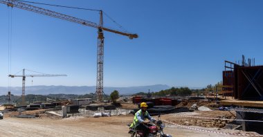A housing estate is seen being built on the outskirts of Antakya, Hatay, southern Türkiye, July 31, 2023. (Reuters Photo)