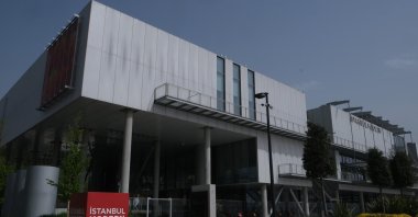 The exterior of the Istanbul Museum of Modern Art located in the Galataport promenade space, Istanbul, Türkiye, April 25, 2024. (Getty Images)