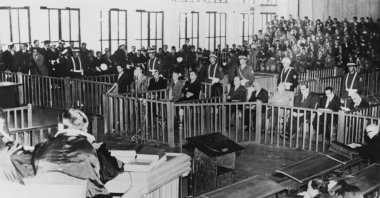 The trial of Prime Minister Adnan Menderes on Yassıada Island, Istanbul, Türkiye, Oct. 21, 1960 (Getty Images Photo)
