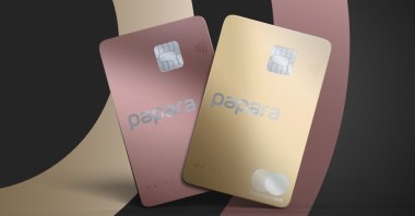 Cards bearing the logo of fintech firm Papara are seen in this undated photo. (Courtesy of Papara)