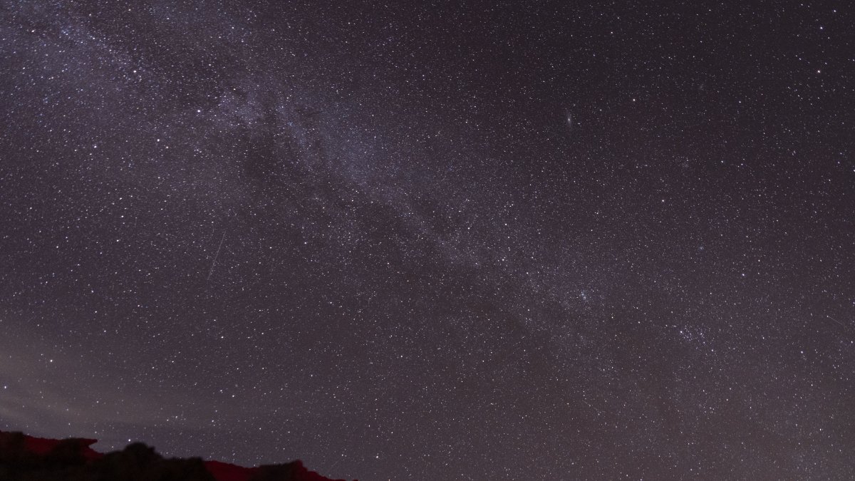 A part of the Milky Way is seen Saturday, Nov. 23, 2024 at the summit of Haleakala National Park near Kula, Hawaii. (AP File Photo)
