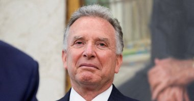 U.S. Special Envoy Steve Witkoff looks on during his swearing-in ceremony in the Oval Office at the White House in Washington, D.C., U.S., May 6, 2025. (Reuters Photo)