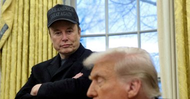 Elon Musk listens to U.S. President Donald Trump speak in the Oval Office of the White House in Washington, D.C., Feb. 11, 2025. (Reuters File Photo)