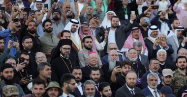 People attend the “Aleppo, Key to Victory” celebration marking Syria’s liberation, Aleppo, Syria, May 27, 2025. (Reuters Photo)