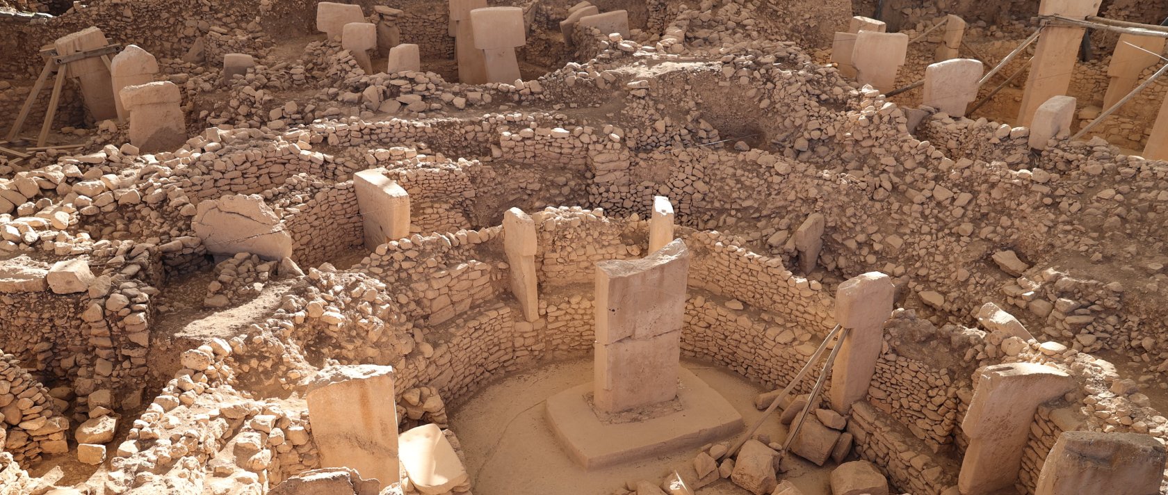 A general view of an excavation site in Göbeklitepe in the southeastern province of Şanlıurfa, Türkiye, May 24, 2019. (AA Photo)