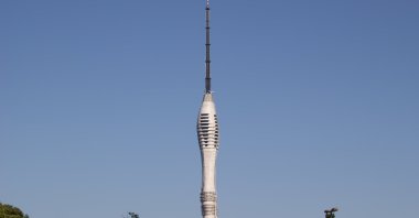 Çamlıca Tower, inaugurated on May 29, 2021, stands as the tallest structure in Istanbul, Türkiye, April 11, 2024. (Shutterstock Photo)