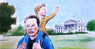 "It is possible to say that despite the end of his role in the administration, Musk not only suffered losses but he had some gains in the process as well." (Illustration by Erhan Yalvaç)