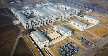 An aerial view of the MIT headquarters, Ankara, Türkiye, Jan. 5, 2020. (AA Photo)