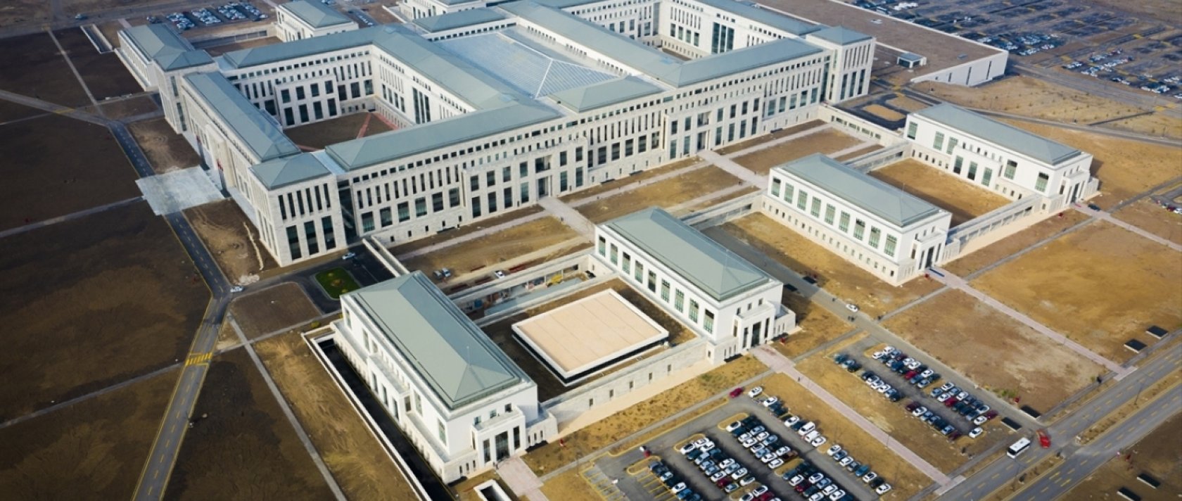 An aerial view of the MIT headquarters, Ankara, Türkiye, Jan. 5, 2020. (AA Photo)