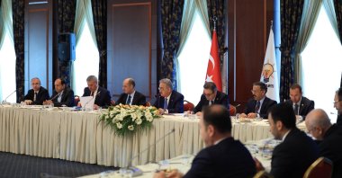 The fourth of the constitutional workshops is organized by the Justice and Development Party&#039;s (AK Party) Political and Legal Affairs Directorate, Ankara, Türkiye, May 23, 2025. (DHA Photo)