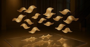 The "Emotional Reflections: The Soul of Seven Horizons" installation by Halise Karakaya. (Courtesy of Halise Karakaya)