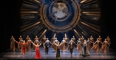 A scene from the ballet &quot;Russian Hamlet,&quot; performed at Atatürk Cultural Center (AKM), Istanbul, Türkiye, June 3, 2025. (AA Photo)