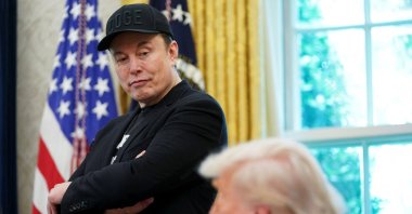 U.S. President Donald Trump and Elon Musk attend a press conference in the Oval Office of the White House, Washington, U.S., May 30, 2025. (Reuters Photo)