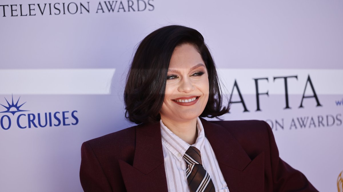 British singer Jessie J attends the 2025 BAFTA TV Awards at the Royal Festival Hall, London, U.K., May 11, 2025. (EPA Photo)