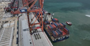 A view of the Mersin International Port, Mersin, southern Türkiye, May 29, 2025. (AA Photo)
