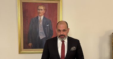 Türkiye&#039;s Ambassador to Poland Rauf Alp Denktaş is seen at the embassy, Warsaw, Poland, June 1, 2025 (AA Photo)