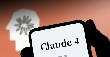 The logo of Claude 4 is displayed on a smartphone screen, Beijing, China, May 23, 2025. (Reuters Photo)