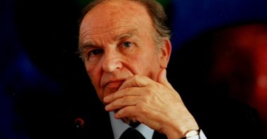 Legendary Bosnian leader Alija Izetbegovic, March 17, 1995. (Getty Images photo)