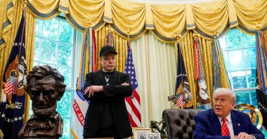 U.S. President Donald Trump and Elon Musk attend a press conference in the Oval Office of the White House in Washington, D.C., U.S., May 30, 2025. (Reuters File Photo)
