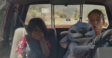 This image shows Maia Kealoha (L) and Sydney Agudong in a still from the film &quot;Lilo &amp; Stitch&quot; (AP Photo)