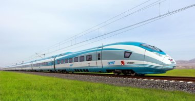 Solar panels power train production at TÜRASAŞ's Sakarya factory, supporting Türkiye’s green goals, Sakarya, Türkiye, May 24, 2025. (IHA Photo)