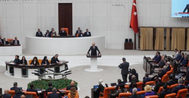 Numan Kurtulmuş is reelected as speaker at Parliament, Ankara, Türkiye, June 3, 2025. (AA Photo)