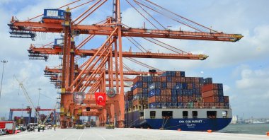 A view of the Mersin International Port, Mersin, southern Türkiye, May 29, 2025. (IHA Photo)