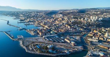 Breathtaking aerial view of Rijeka, Croatia. (Shutterstock Photo)