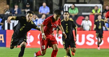 Türkiye&#039;s Arda Güler (C) in action during an international friendly match against Mexico at the Kenan Memorial Stadium, Chapel Hill, U.S., June 11, 2025. (AA Photo)