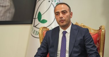 Eray Karadeniz is seen at the municipality in Istanbul&#039;s Gaziosmanpaşa district, Türkiye, June 11, 2025