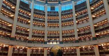 A View of the Nation&#039;s Library of the Presidency, Ankara, Türkiye. (Shutterstock Photo)