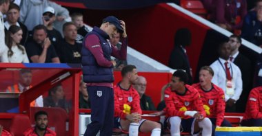 England manager Thomas Tuchel reacts during an International Friendly match against Senegal at The City Ground, Nottingham, June 10, 2025. (Reuters Photo)
