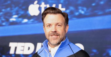 Jason Sudeikis attends the Apple Original Series &quot;Ted Lasso&quot; Season 3 Red Carpet Premiere at Westwood Village Theatre, Los Angeles, U.S., March 7, 2023. (Reuters Photo)