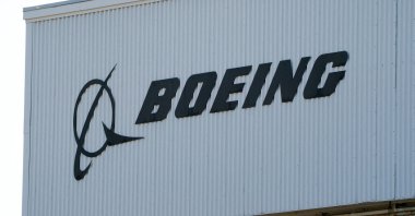  A Boeing sign sits on a building near Boeing Field in Seattle, Washington, U.S. April 22, 2025. (Reuters Photo)