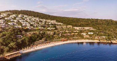 An aerial view of Mandarin Oriental, Bodrum. (Courtesy of Mandarin Oriental)